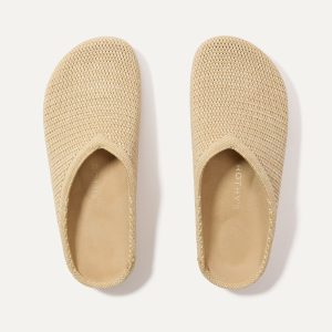 The Casual Clog - Pelican Raffia-Knit