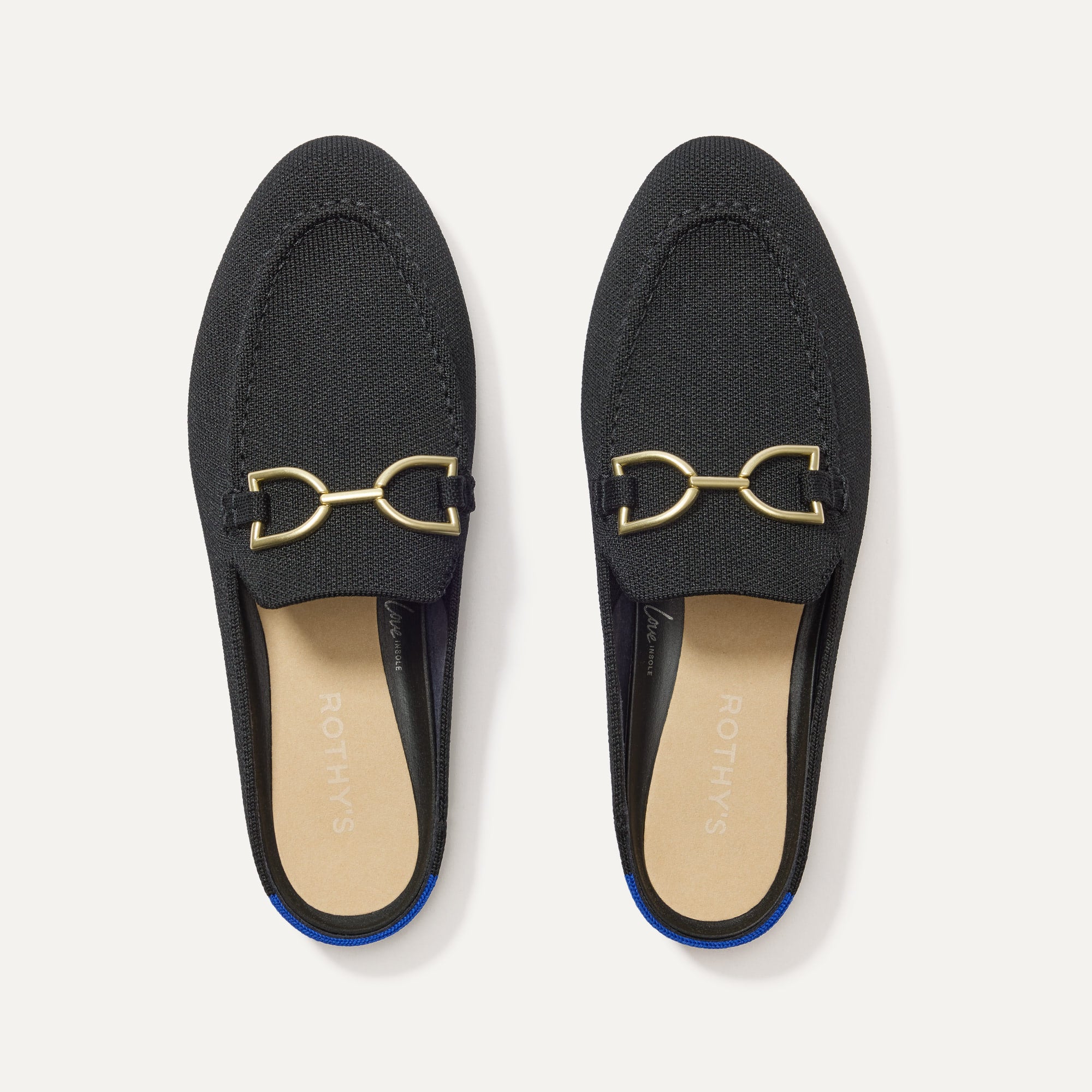 The Double Bit Loafer Mule - Black
