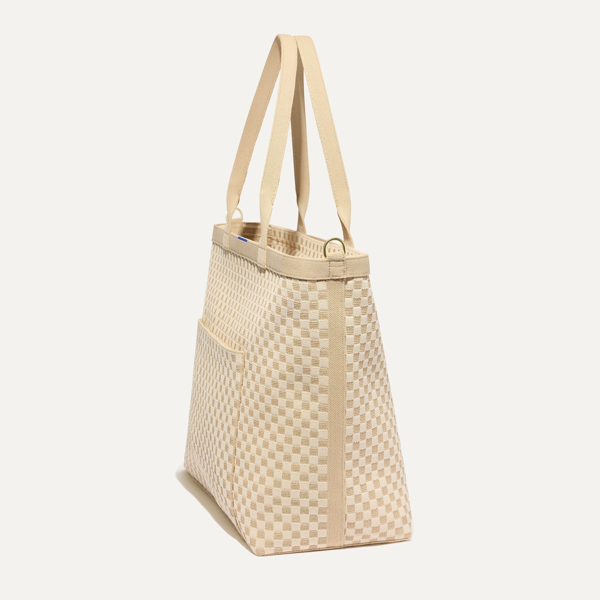 The Zip Travel Tote - Parchment Basketweave - Image 5