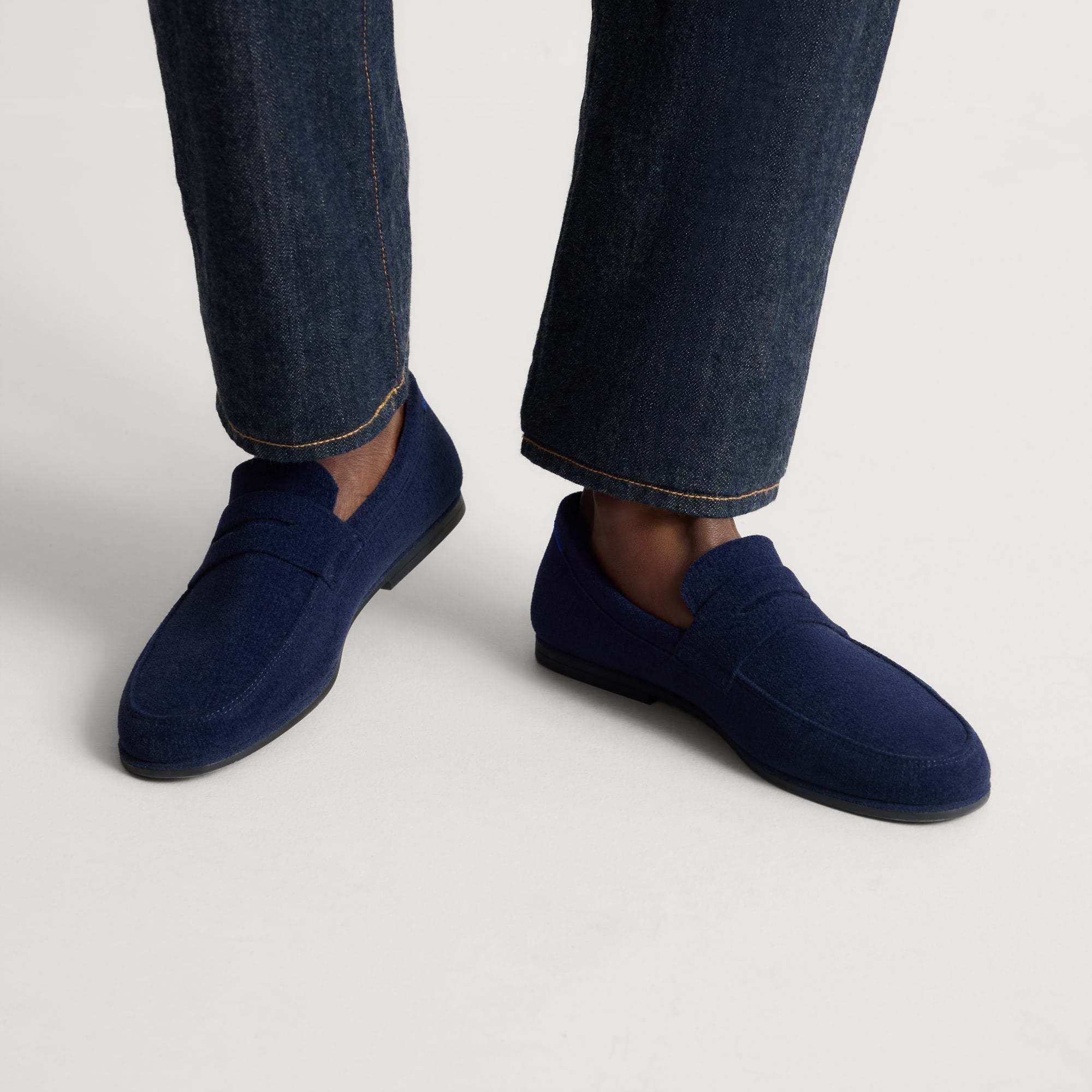 The Ravello Penny Loafer - ReVelvet™ Deep Navy - Image 2