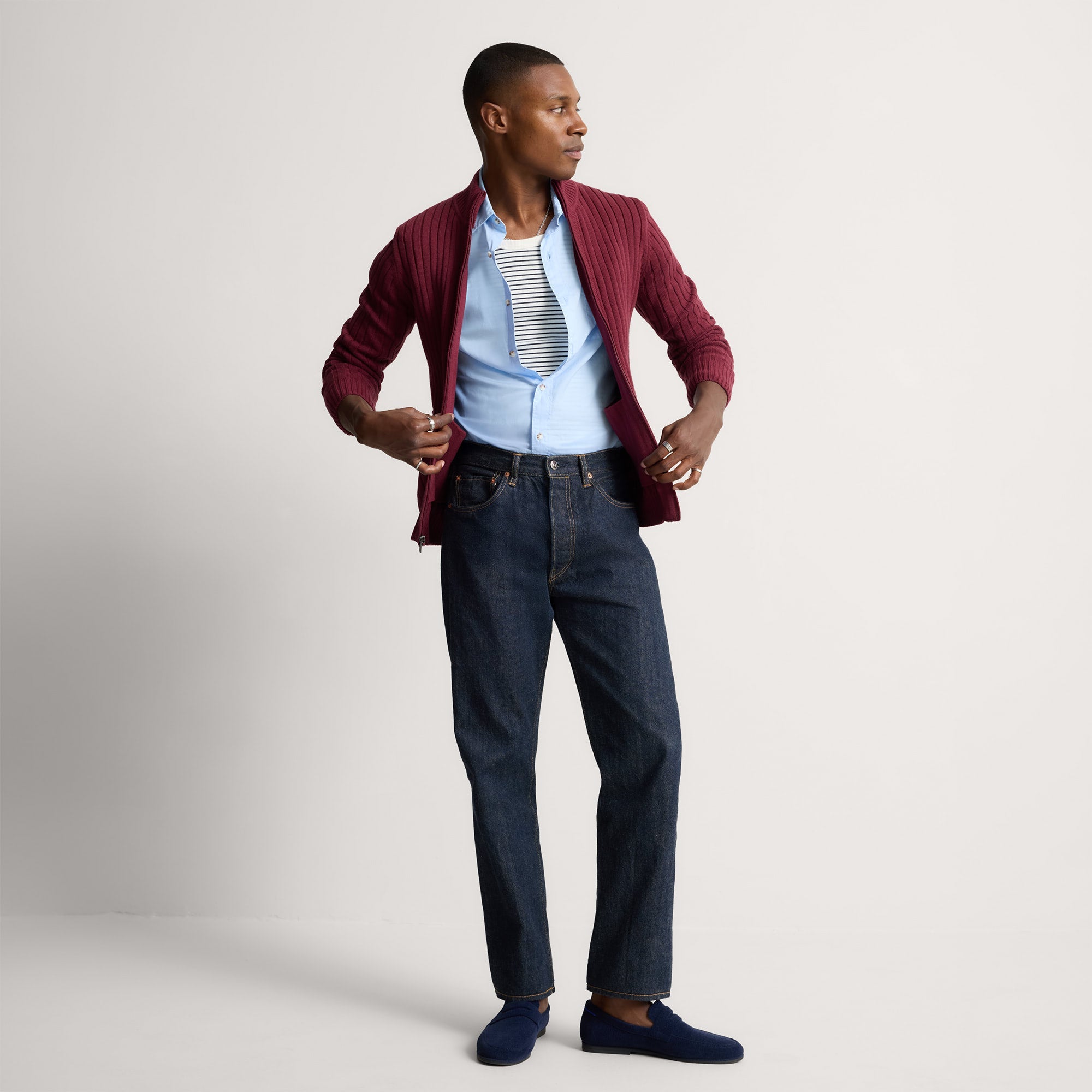 The Ravello Penny Loafer - ReVelvet™ Deep Navy - Image 6