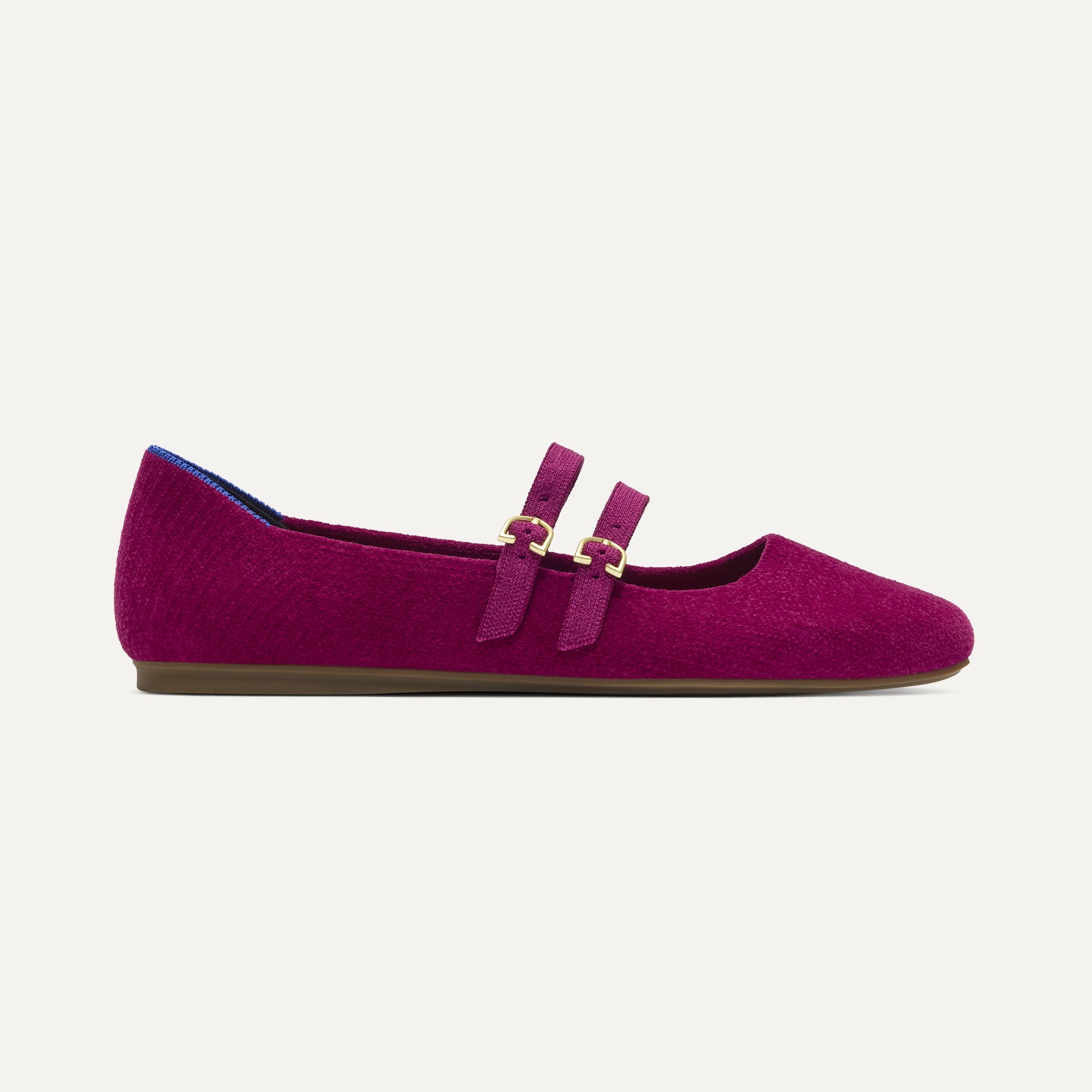 The Double Buckle Mary Jane - ReVelvet™ Mulberry - Image 3