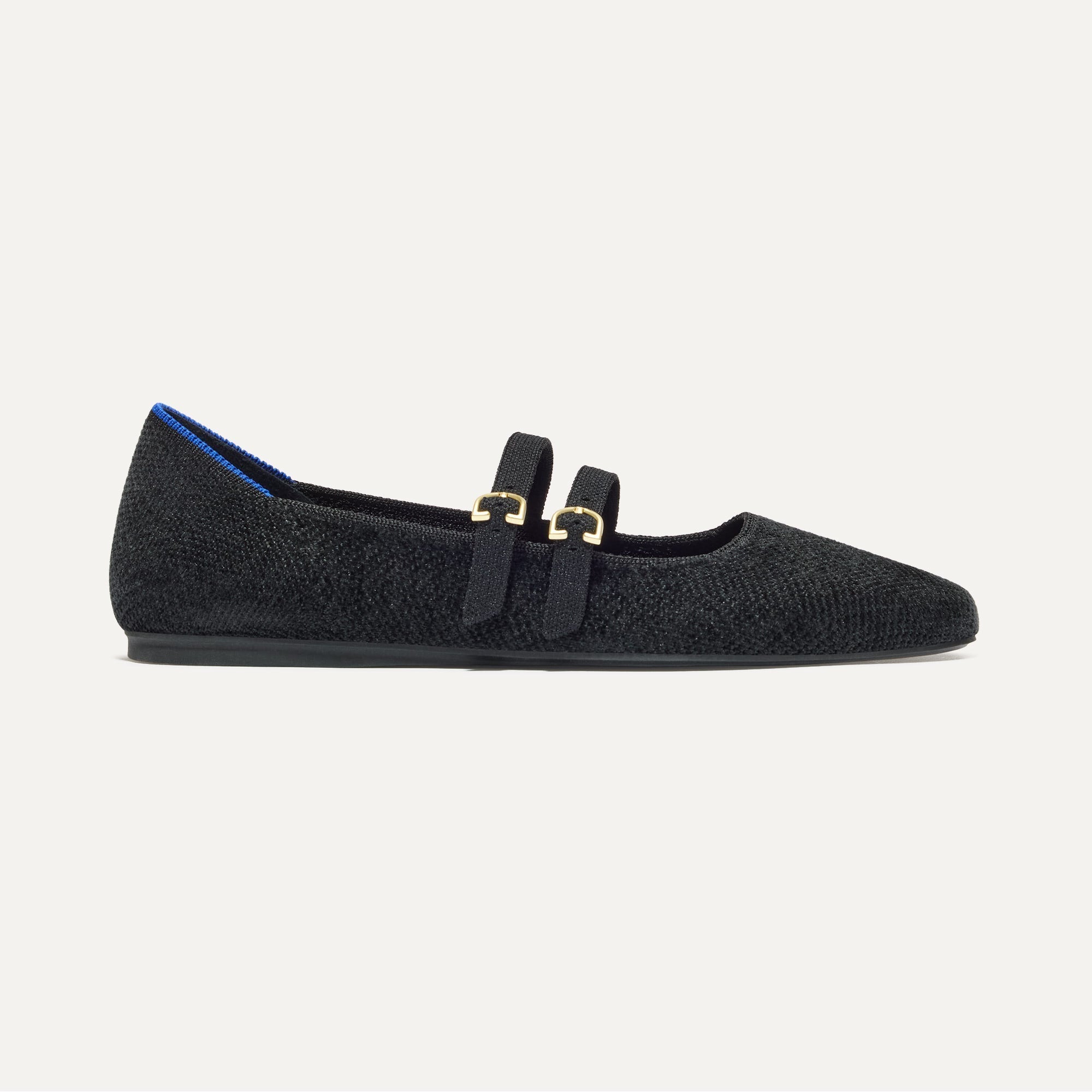 The Double Buckle Mary Jane - ReVelvet™ Black - Image 3