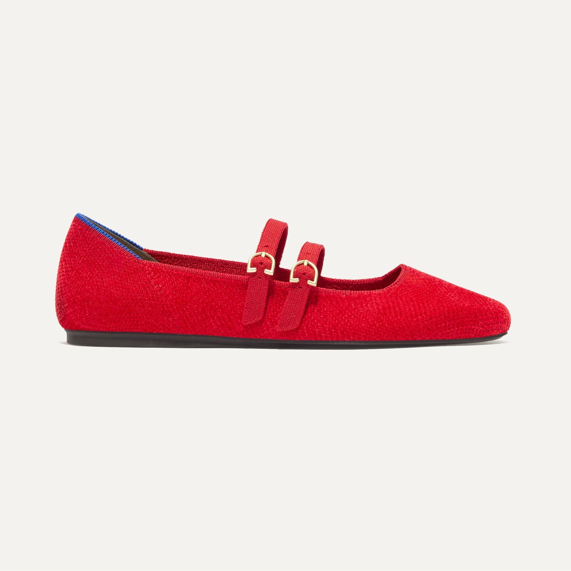 The Double Buckle Mary Jane - ReVelvet™ Red Crisp - Image 3