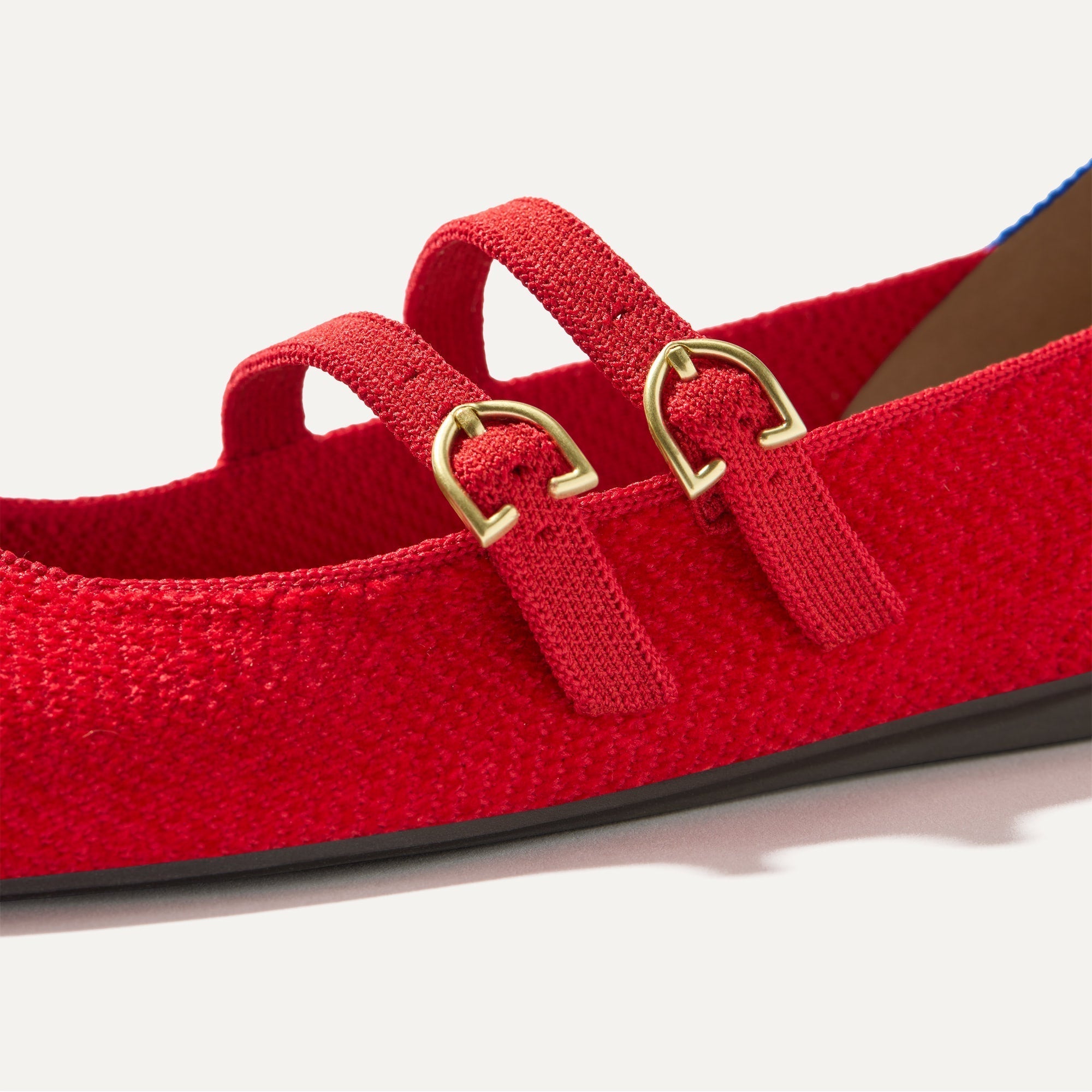 The Double Buckle Mary Jane - ReVelvet™ Red Crisp - Image 5