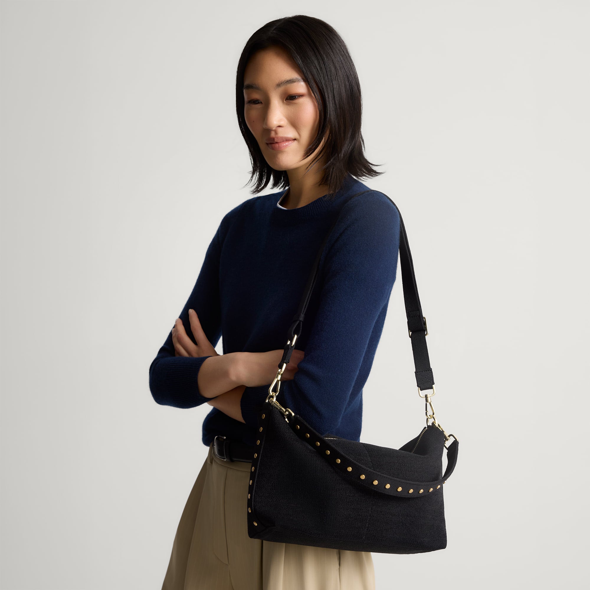 The Daily Crossbody - ReVelvet™ Black - Image 3