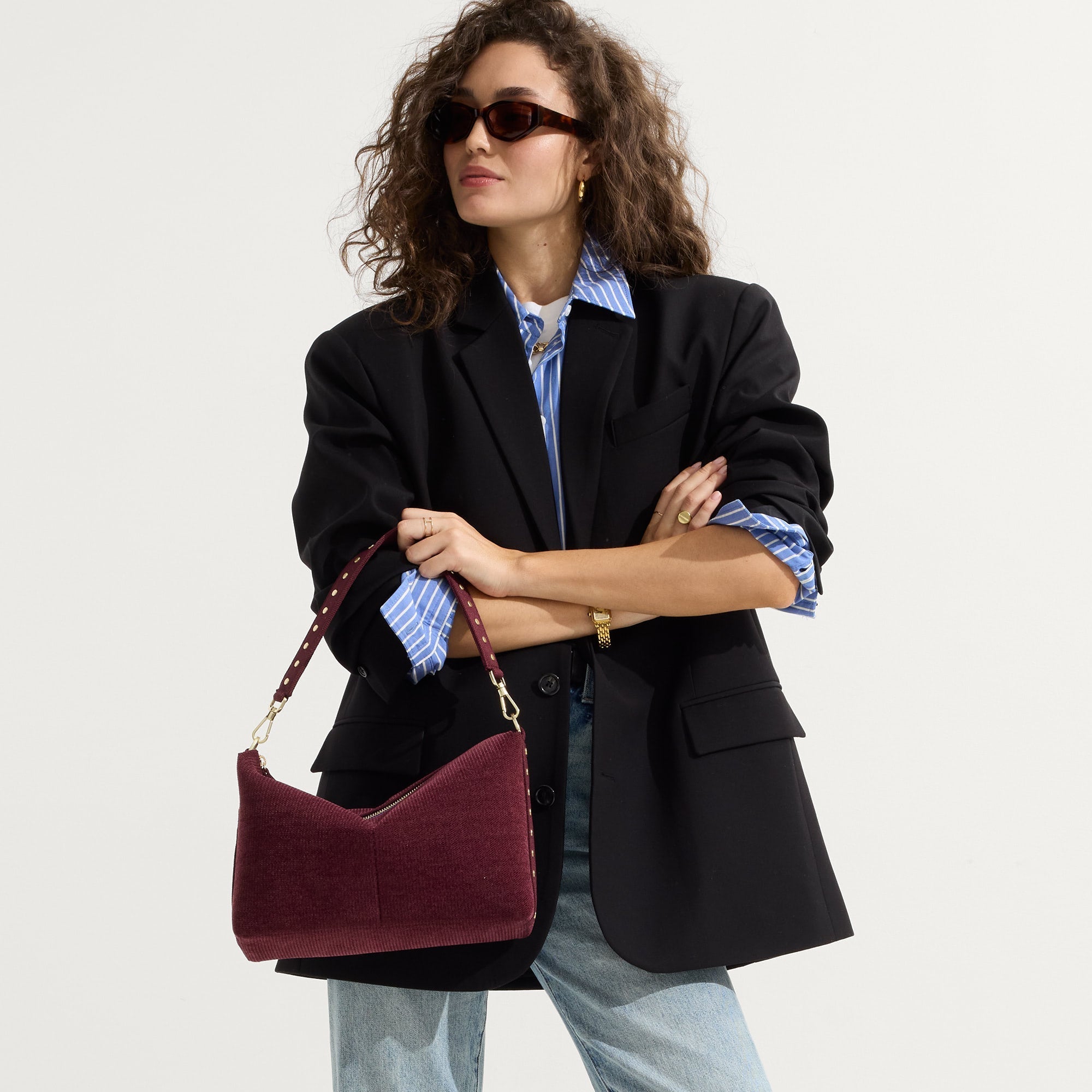 The Daily Crossbody - ReVelvetâ„¢ Syrah - Image 3