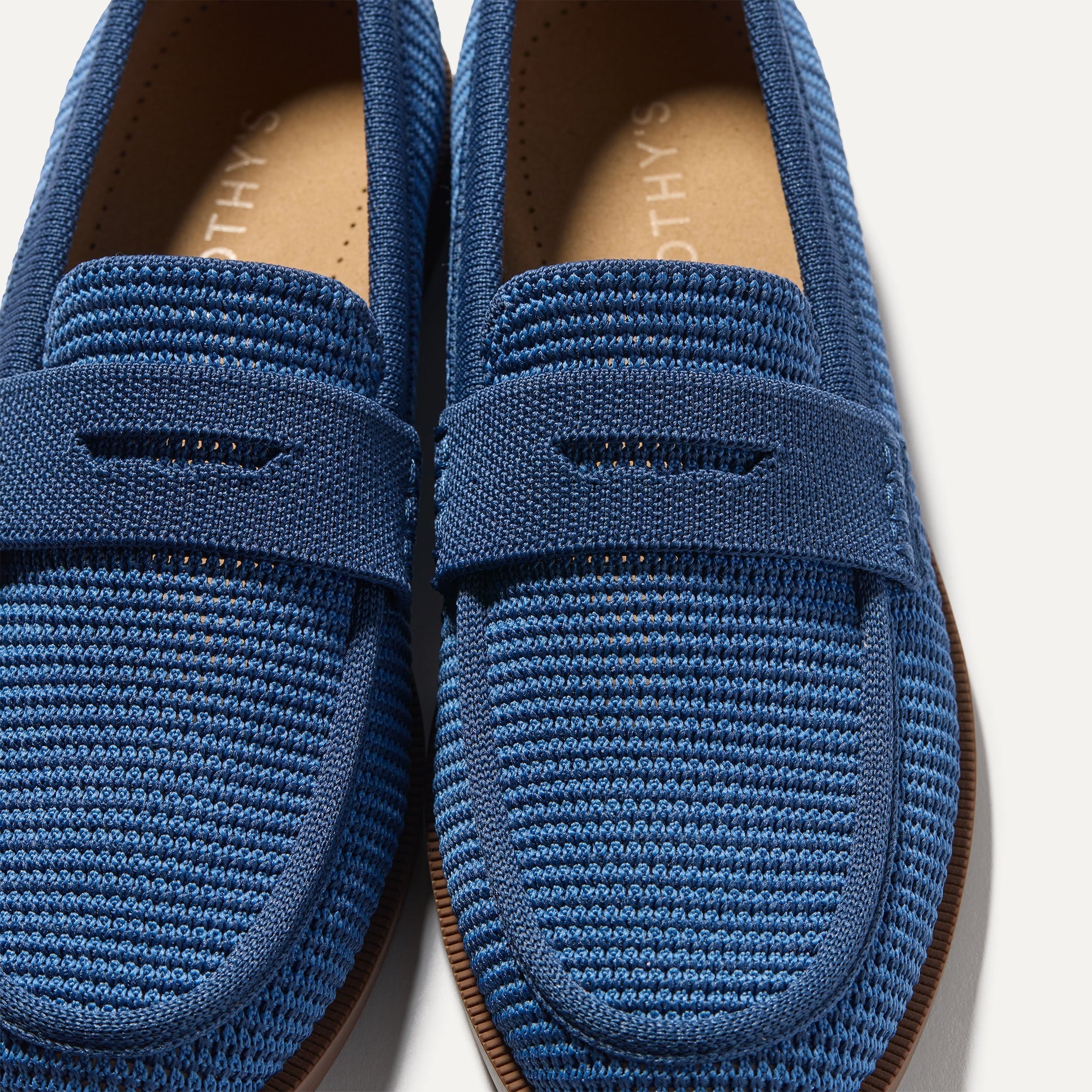The Penny Loafer - Blue Raffia-Knit - Image 5