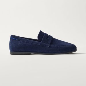 The Ravello Penny Loafer - ReVelvet™ Deep Navy