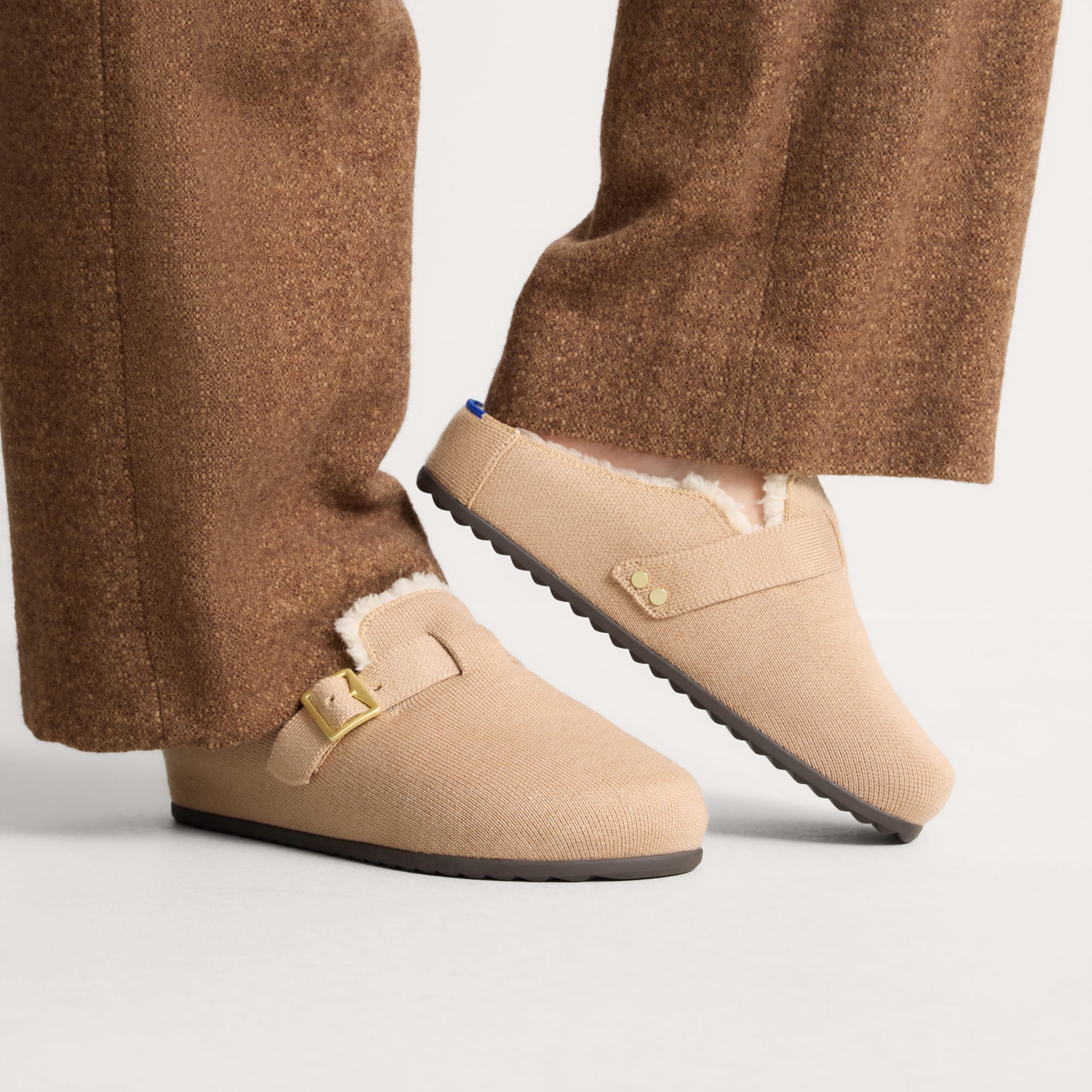 The Teddy Buckle Clog - Honey - Image 2