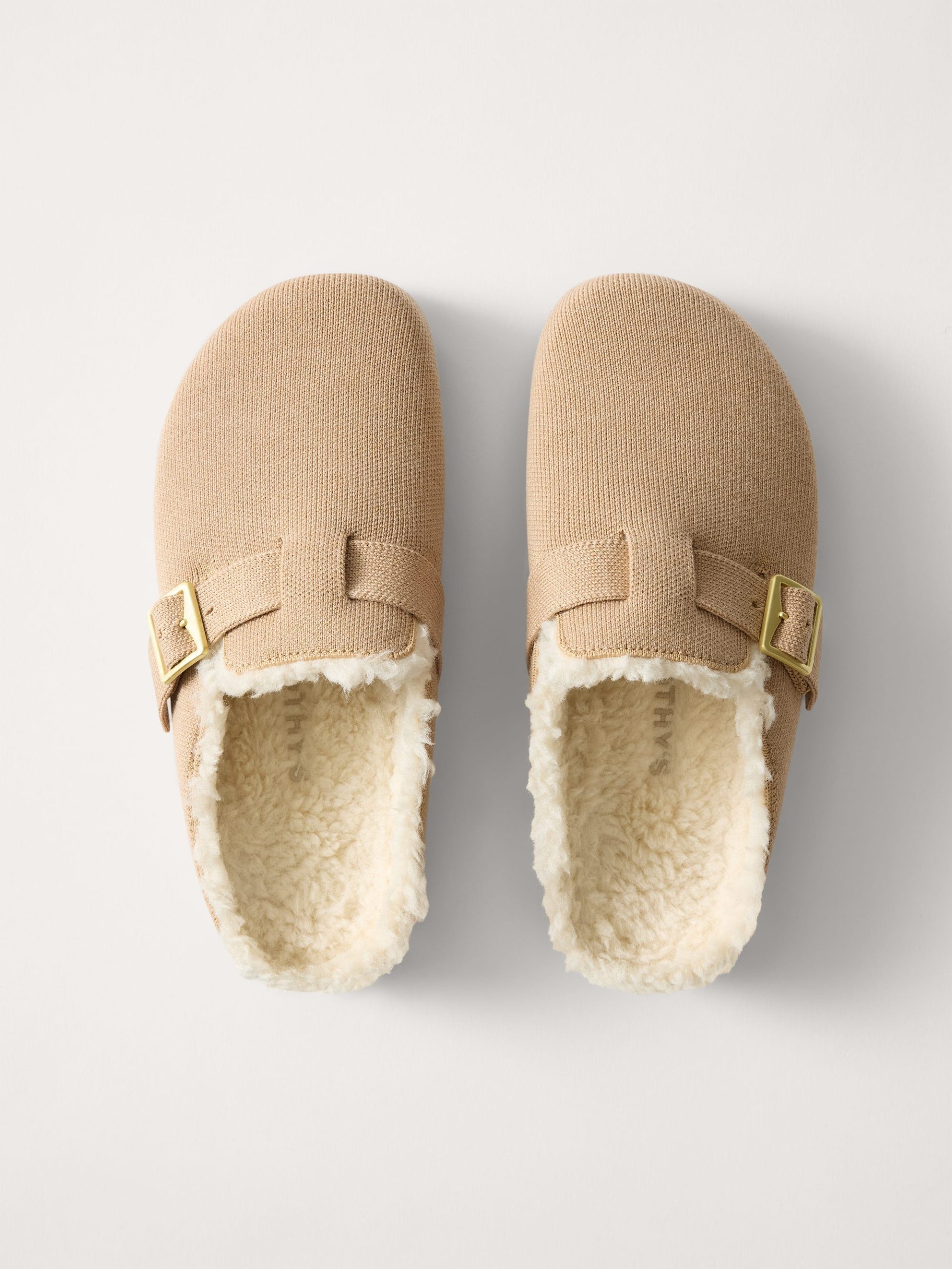 The Teddy Buckle Clog - Honey - Image 6