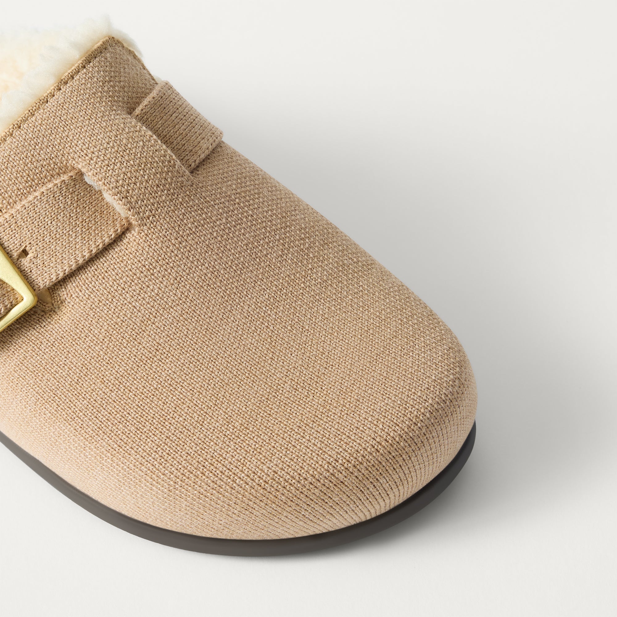 The Teddy Buckle Clog - Honey - Image 5