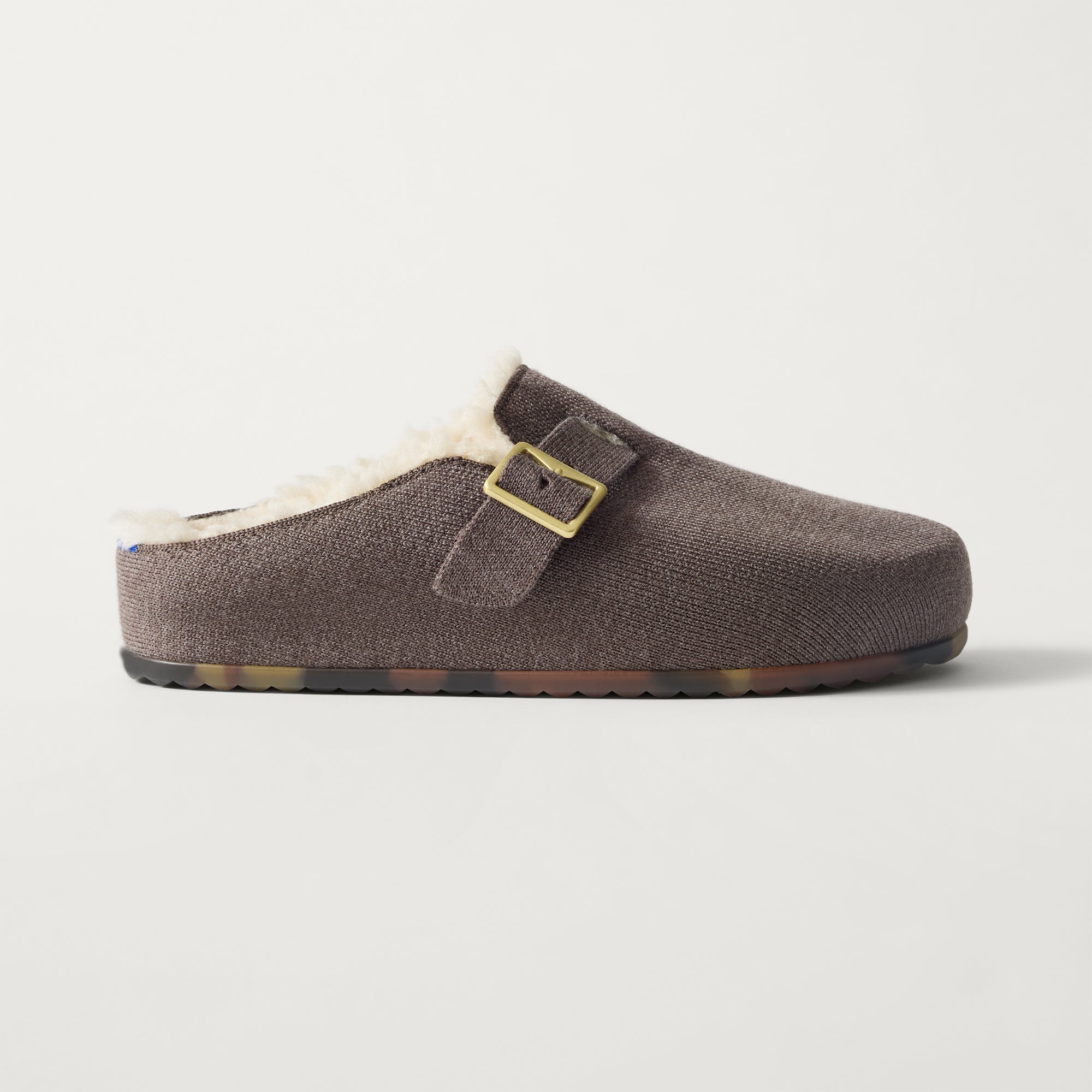 The Teddy Buckle Clog - Porcini - Image 3