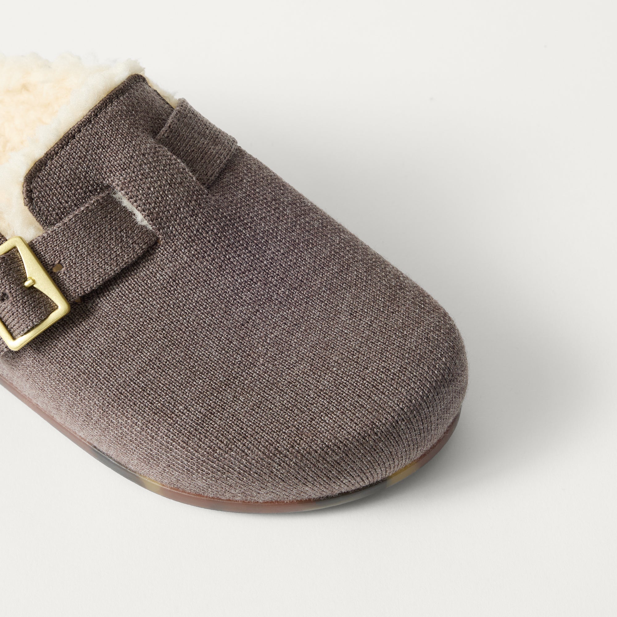 The Teddy Buckle Clog - Porcini - Image 5