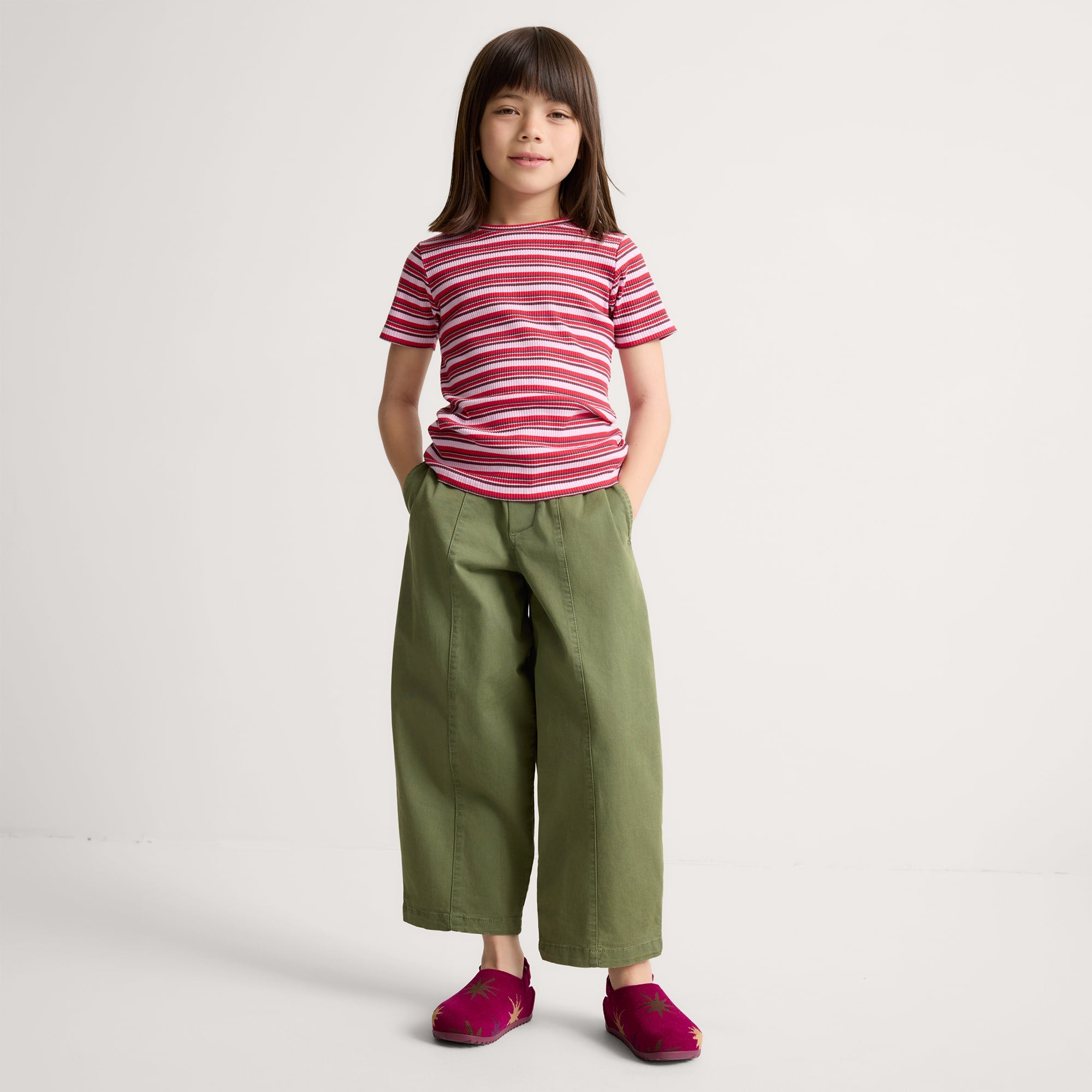 The Kids Clog - ReVelvet™ Fuchsia Burst - Image 5