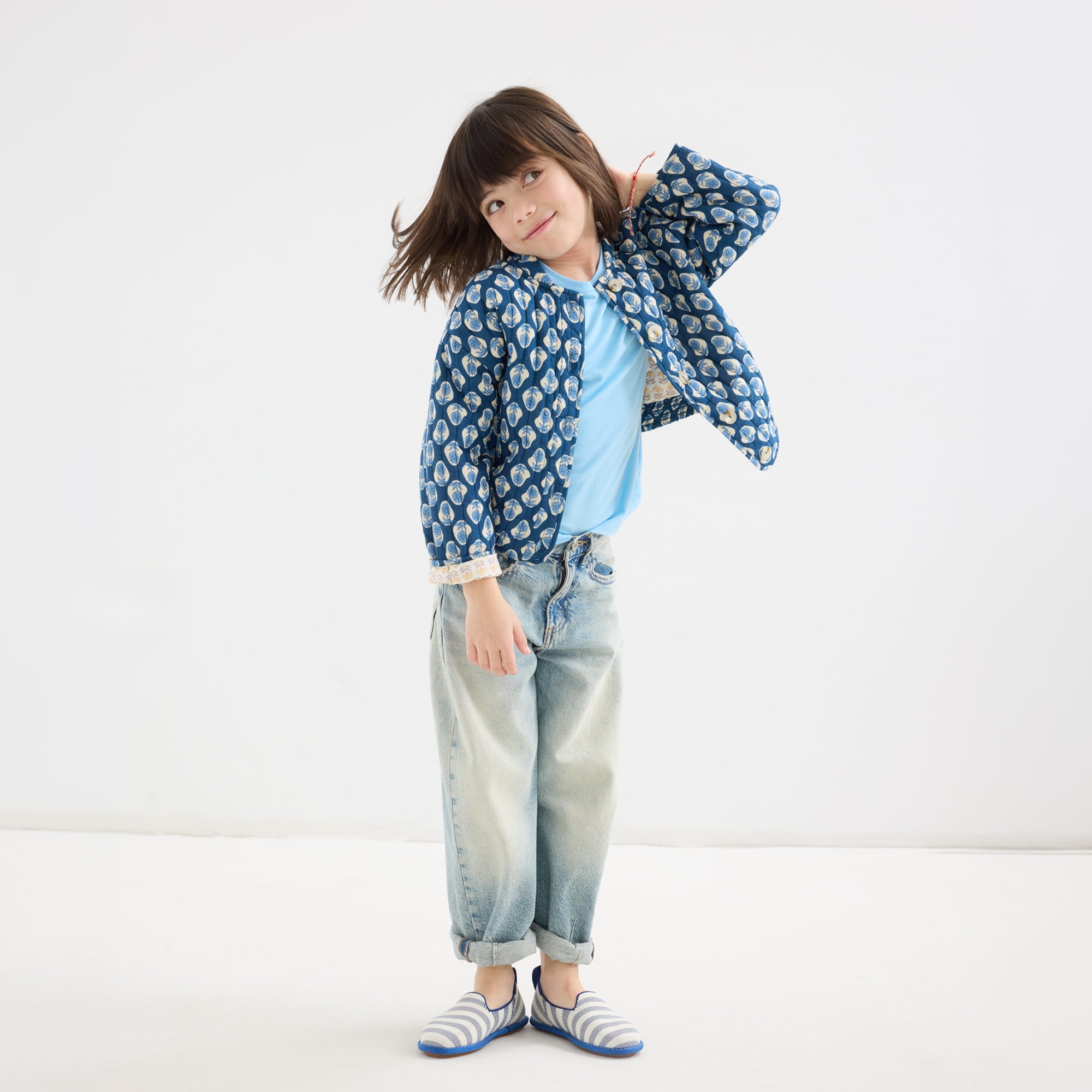 The Mini Loafer (for Kids) - Harbor Stripe - Image 6