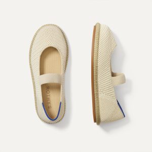 The Mini Mary Jane (for Kids) - Opal Raffia-Knit