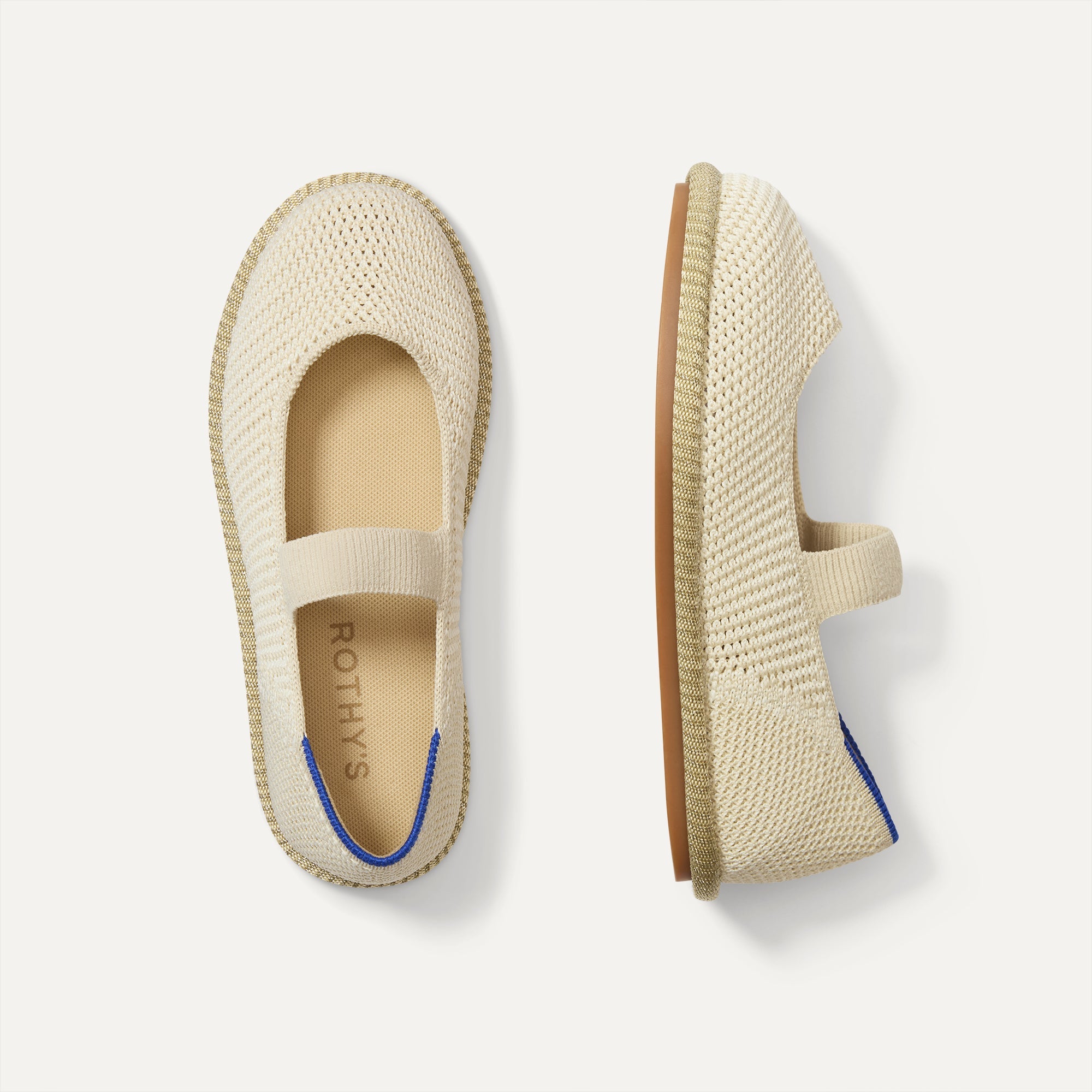 The Mini Mary Jane (for Kids) - Opal Raffia-Knit