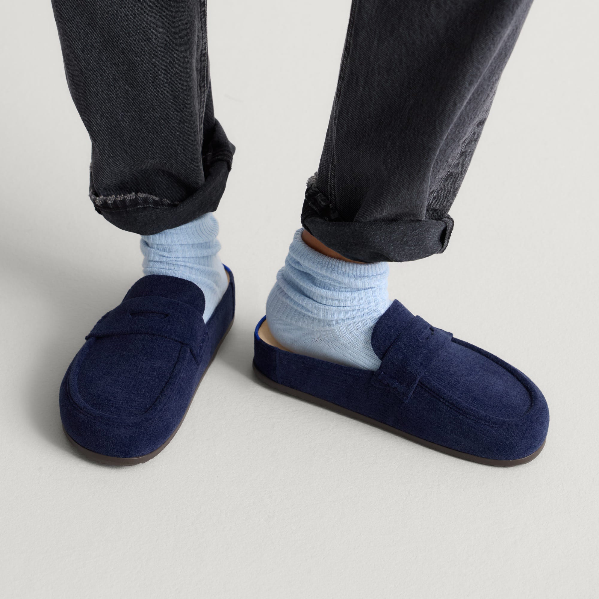 The Penny Clog - ReVelvet™ Navy - Image 2