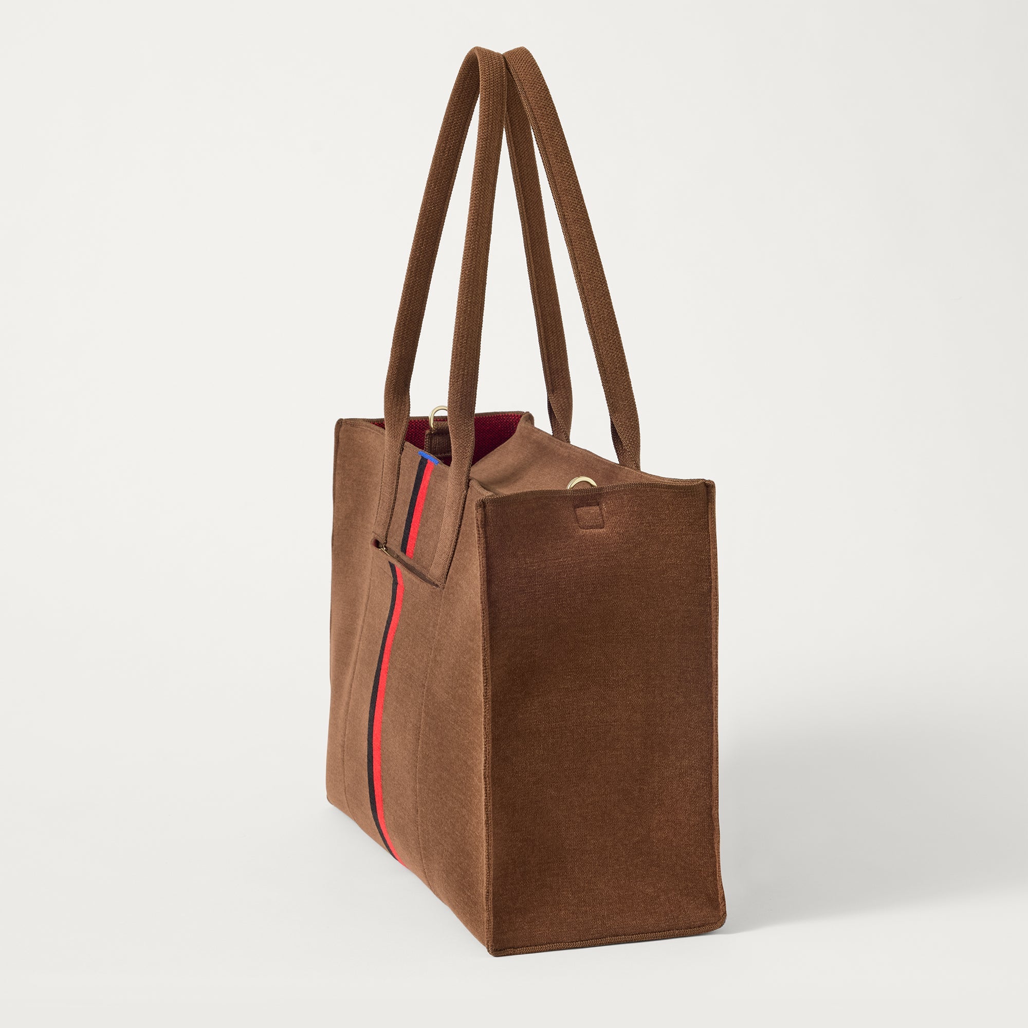 The Classic Tote - ReVelvetâ„¢ Cinnamon Stripe - Image 4