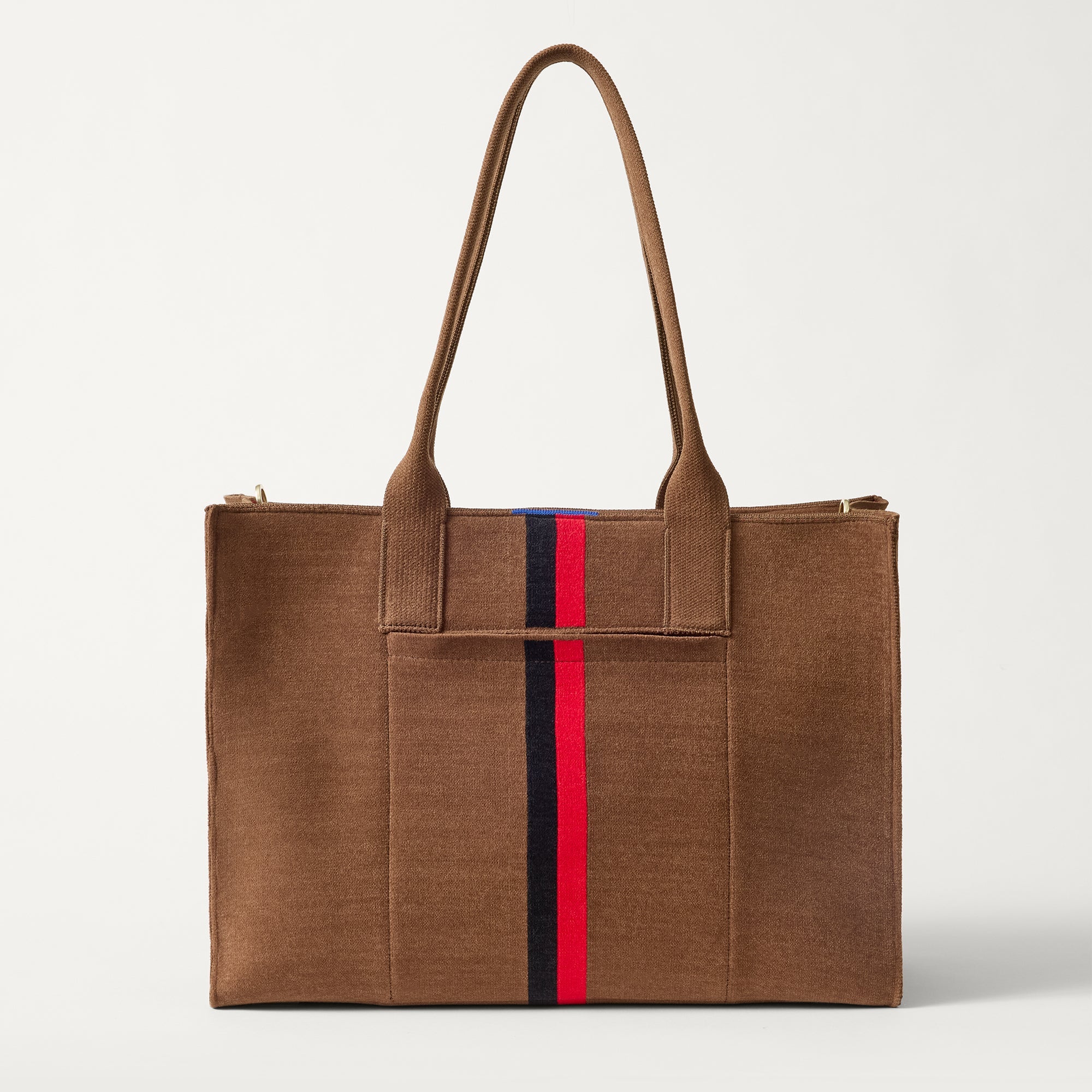 The Classic Tote - ReVelvetâ„¢ Cinnamon Stripe - Image 2