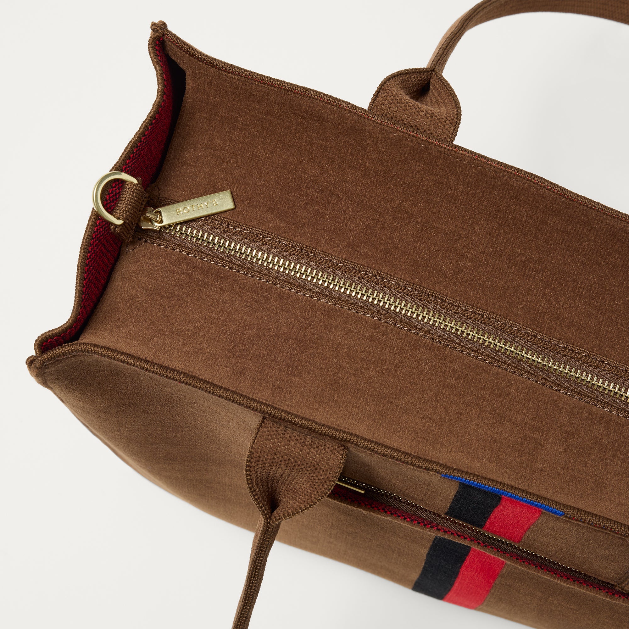 The Classic Tote - ReVelvetâ„¢ Cinnamon Stripe - Image 5