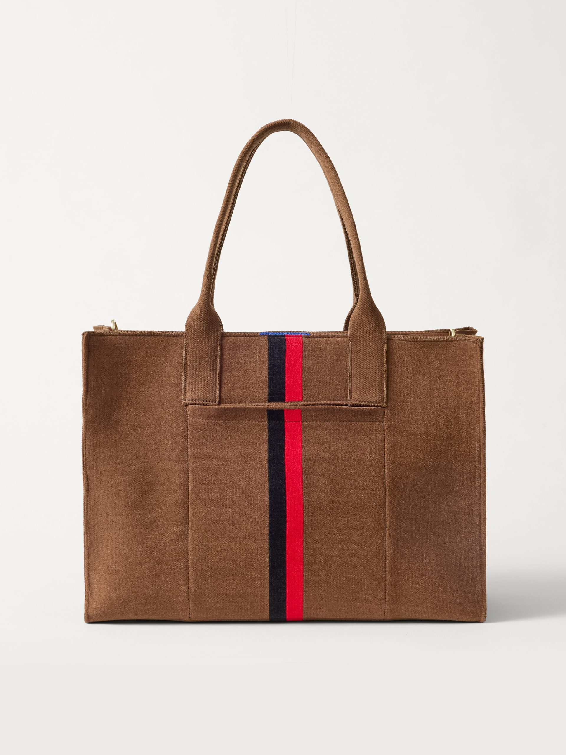 The Classic Tote - ReVelvetâ„¢ Cinnamon Stripe - Image 9