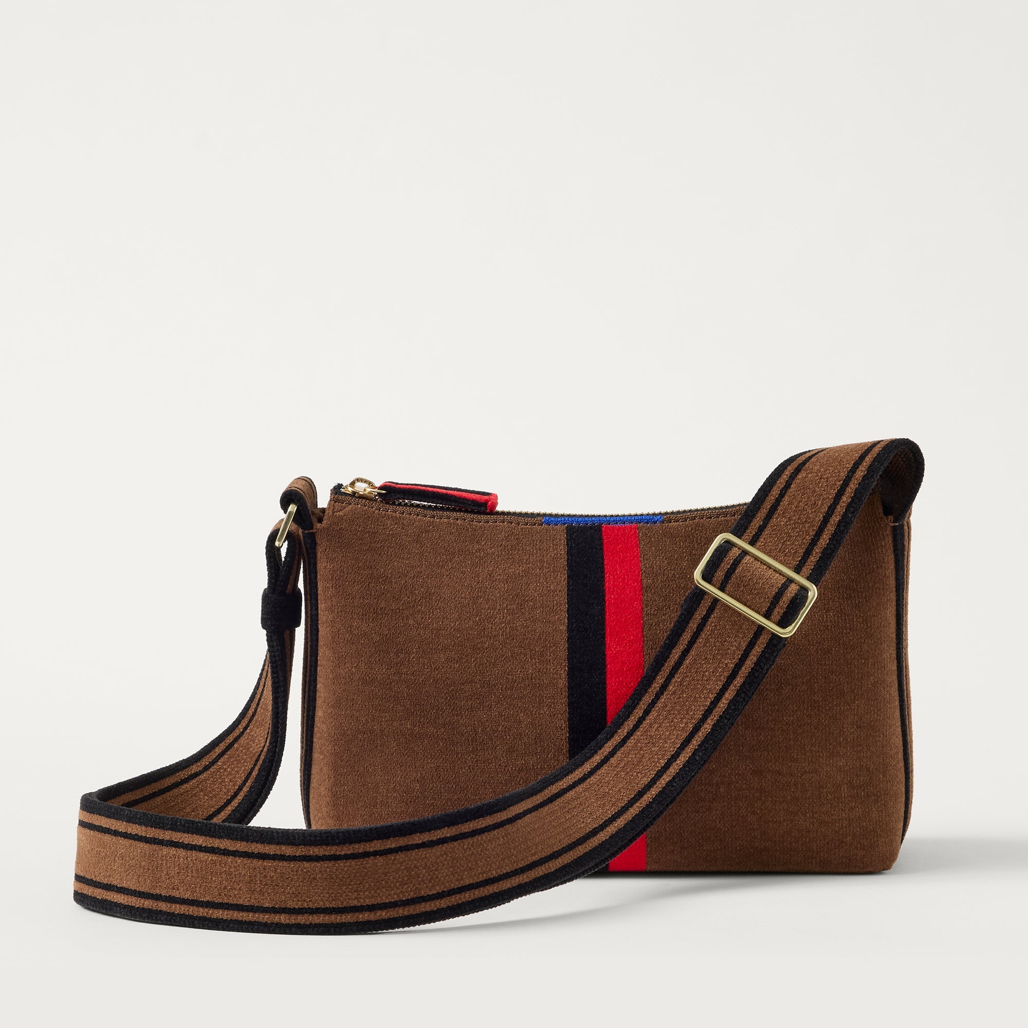 The Casual Crossbody - ReVelvetâ„¢ Cinnamon Stripe - Image 3