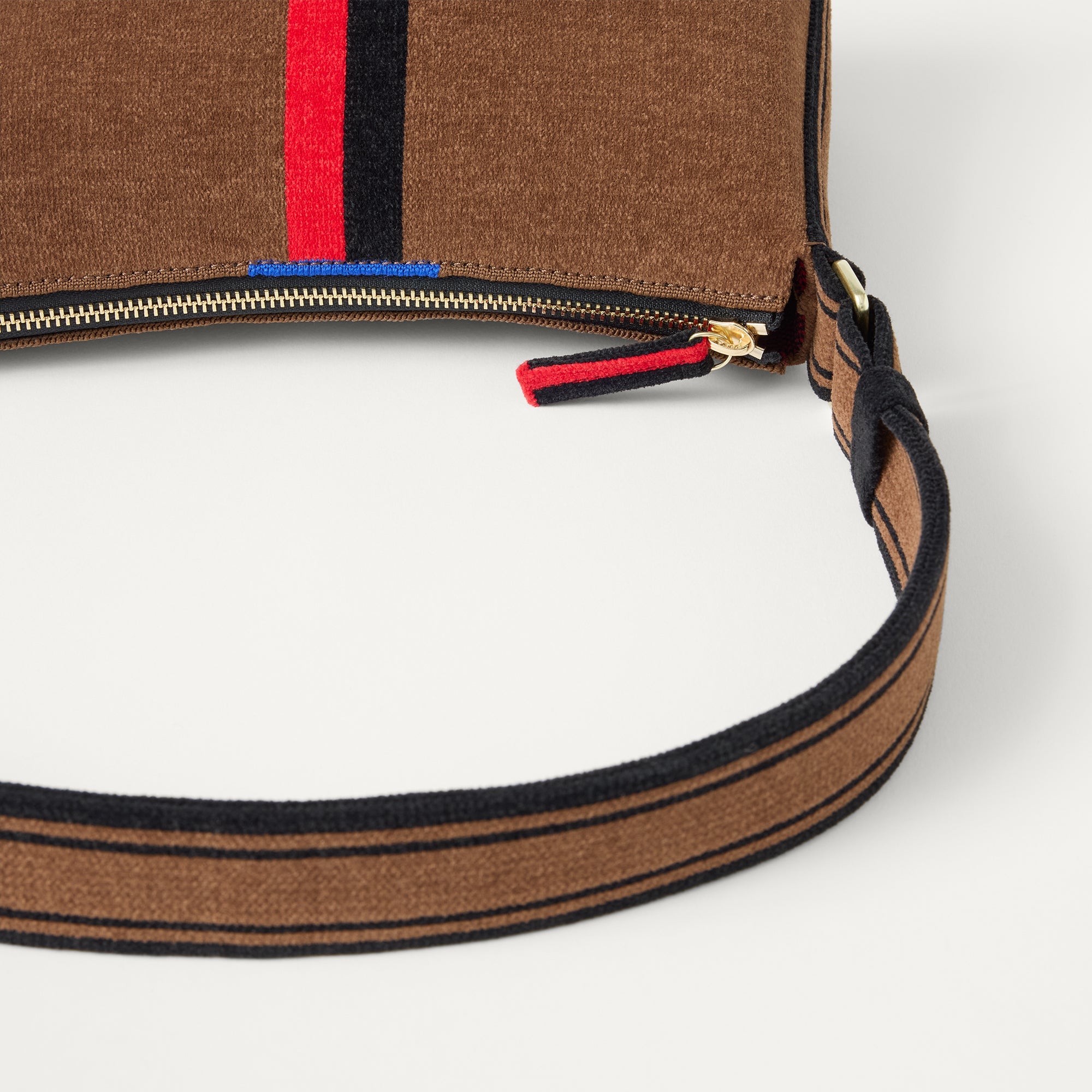 The Casual Crossbody - ReVelvetâ„¢ Cinnamon Stripe - Image 7