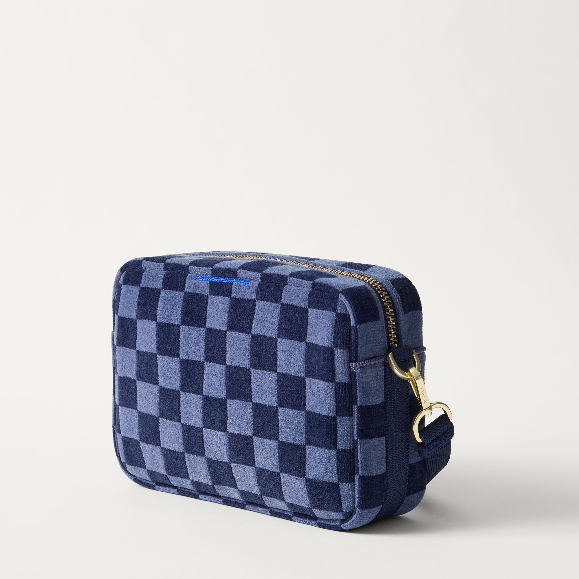 The Crossbody Camera Bag - ReVelvetâ„¢ Blue Ink - Image 5