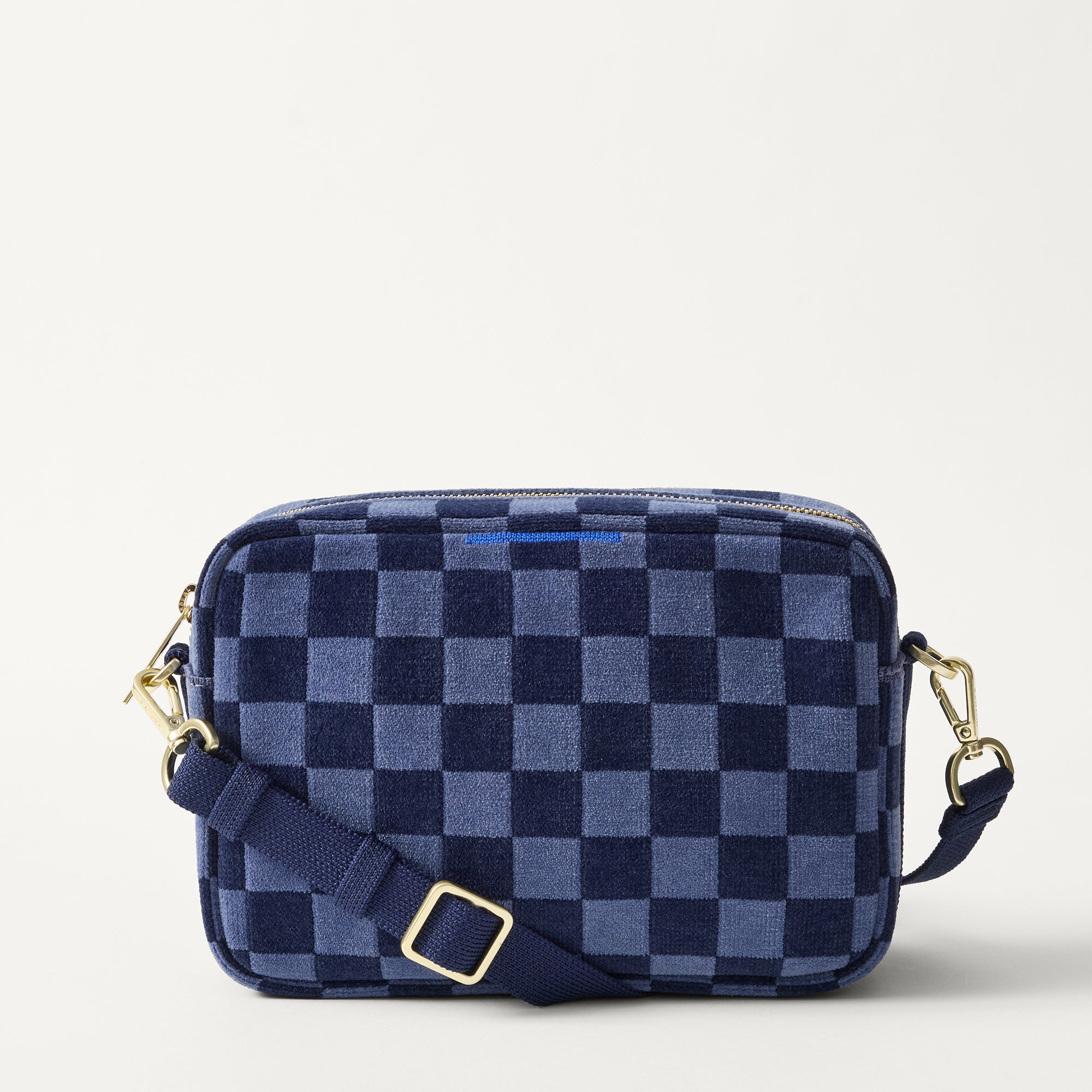 The Crossbody Camera Bag - ReVelvetâ„¢ Blue Ink - Image 3