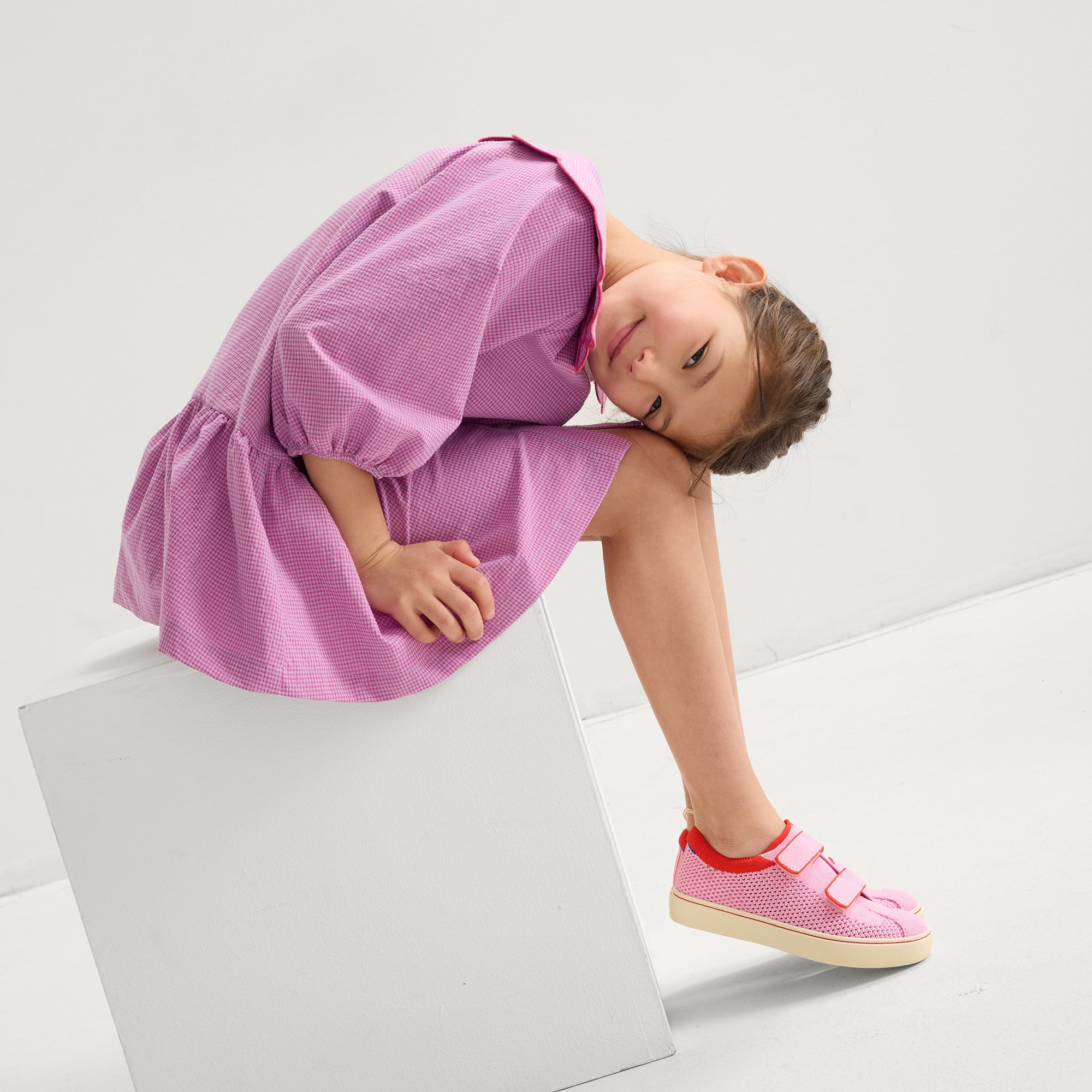 The Kids Strap Sneaker - Tutu Open-Knit - Image 7